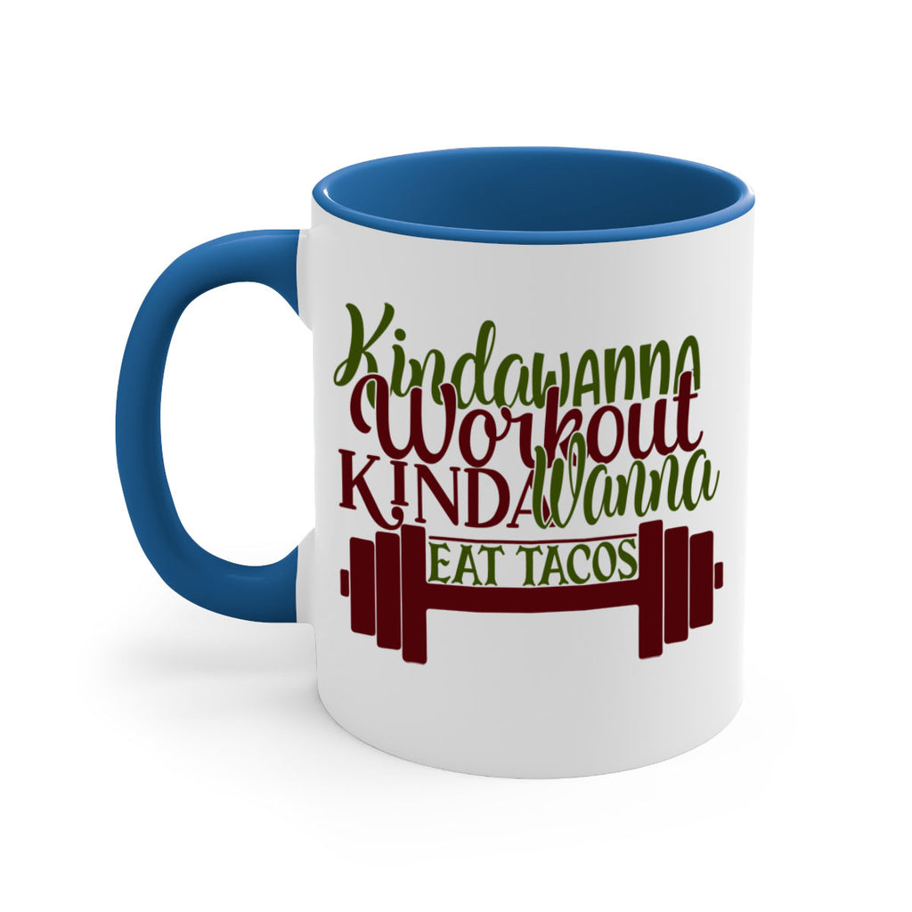 kinda wanna workout kinda wanna eat tacos 36#- gym-Mug / Coffee Cup