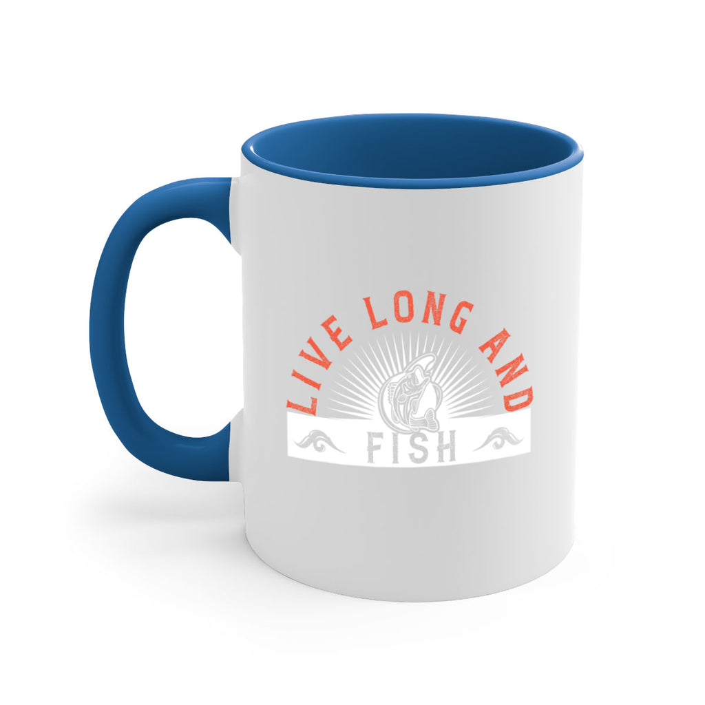 live long and fish 242#- fishing-Mug / Coffee Cup