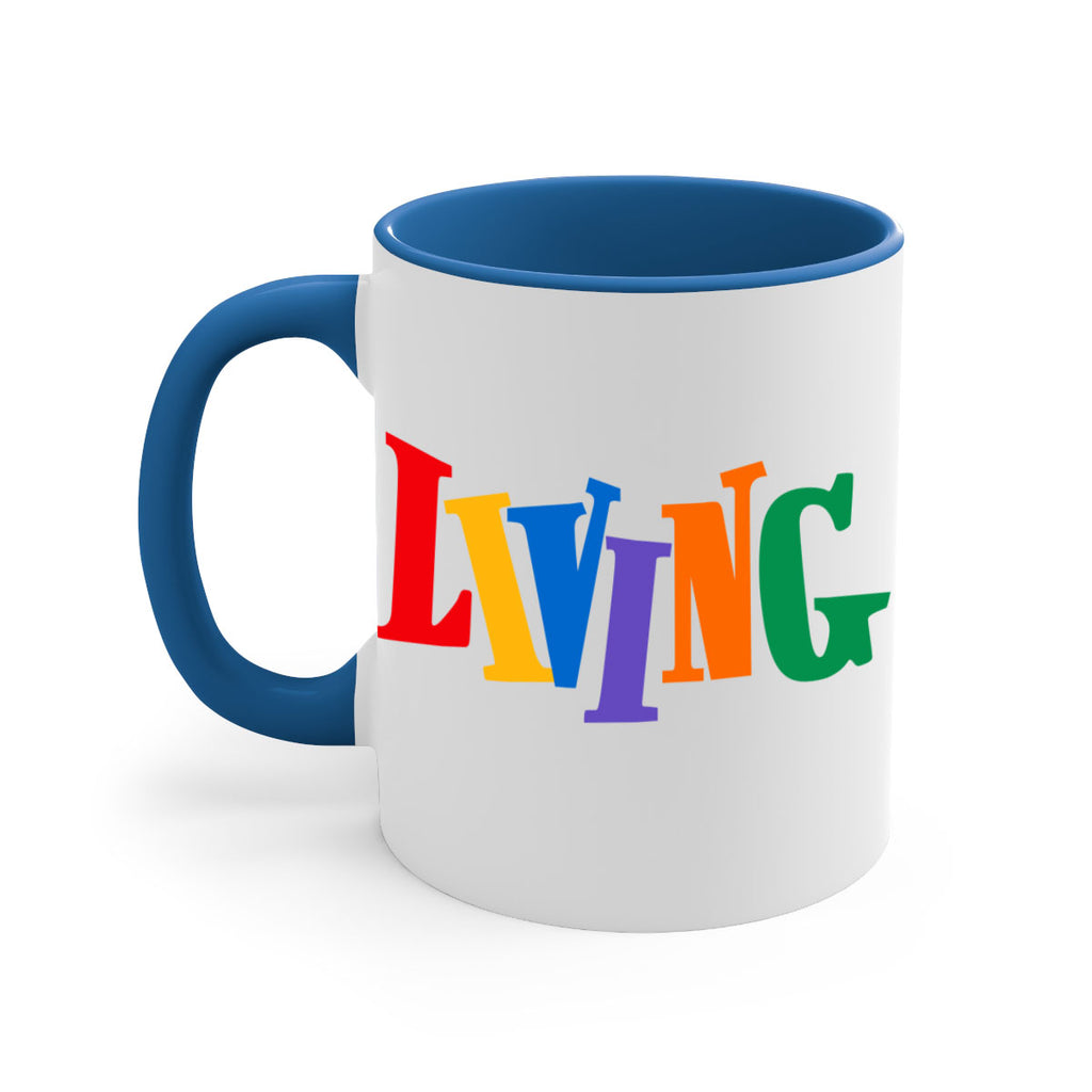 living  99#- black words - phrases-Mug / Coffee Cup