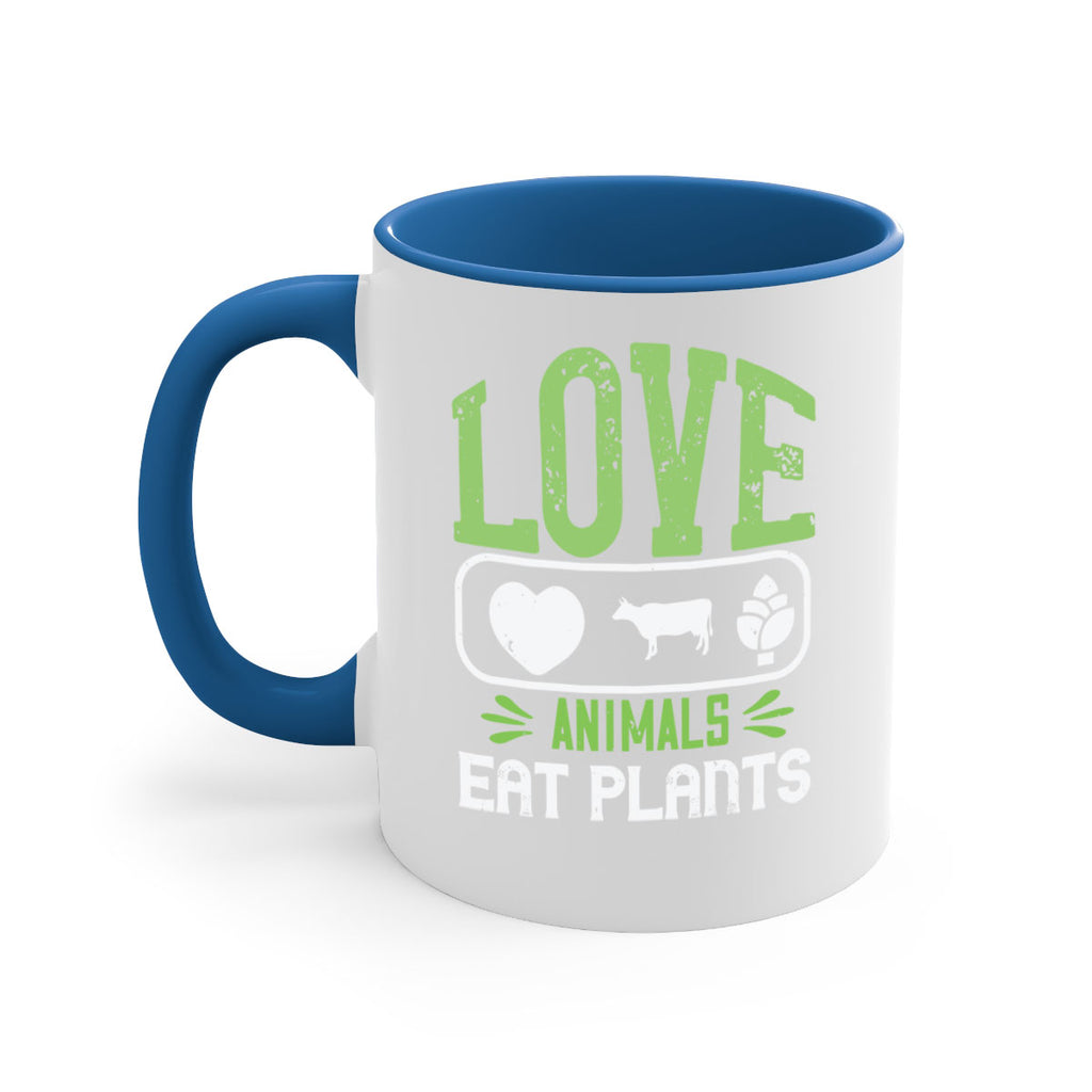 love animals eat plants 33#- vegan-Mug / Coffee Cup