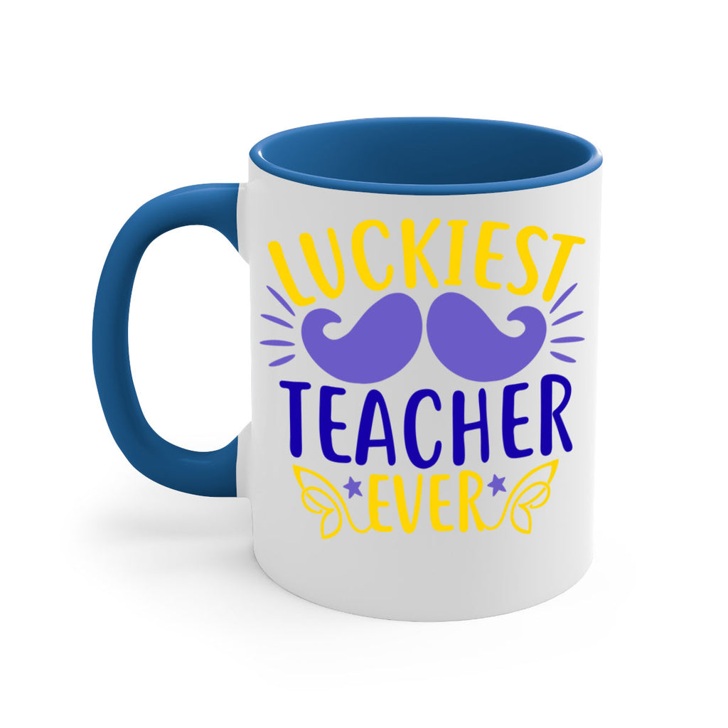 luckiest teacher ever 12#- mardi gras-Mug / Coffee Cup