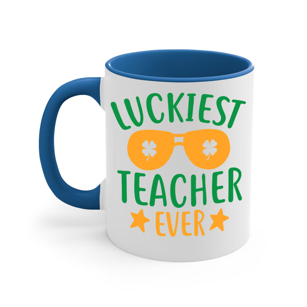 luckiest teacher ever 13#- mardi gras-Mug / Coffee Cup