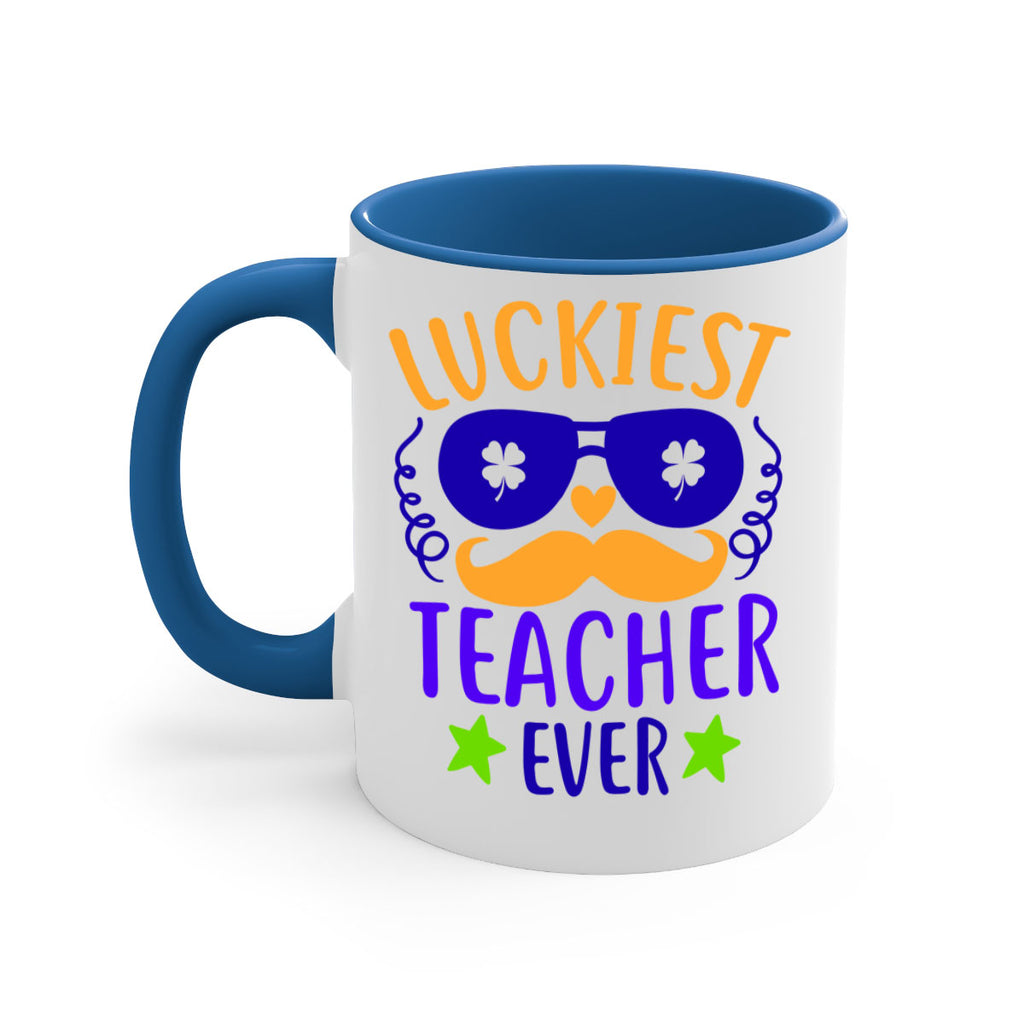 luckiest teacher ever 14#- mardi gras-Mug / Coffee Cup