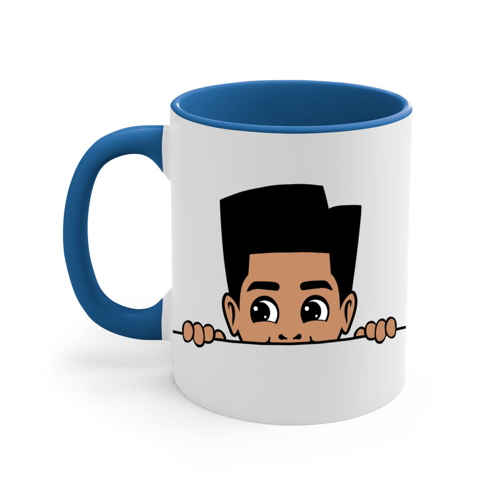 peekaboo boy 18#- Black men - Boys-Mug / Coffee Cup