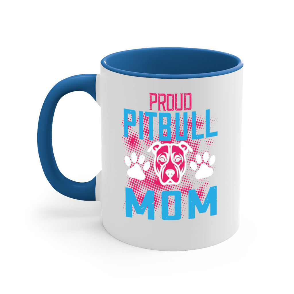 proud pitbull mom 70#- mom-Mug / Coffee Cup