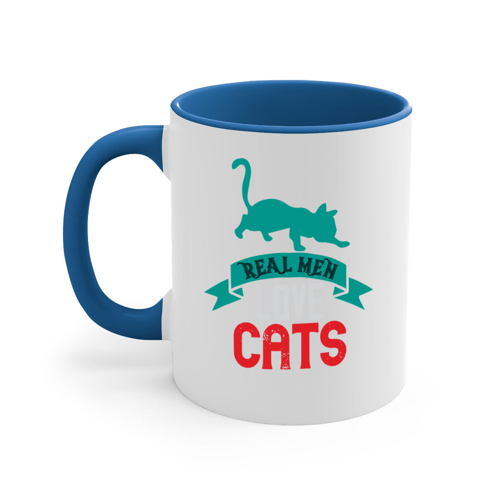 real man love cats o Style 112#- cat-Mug / Coffee Cup