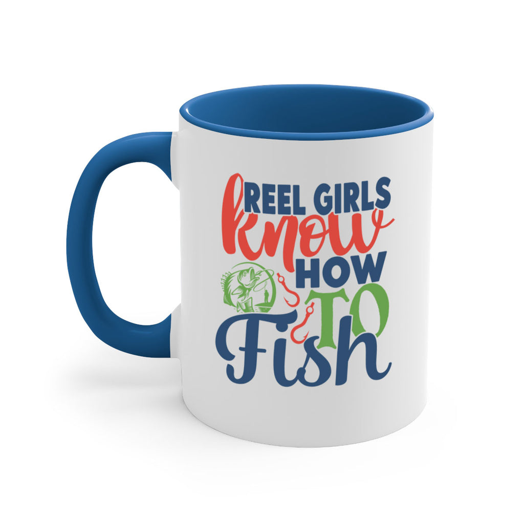 reel girls know how to fish 197#- fishing-Mug / Coffee Cup
