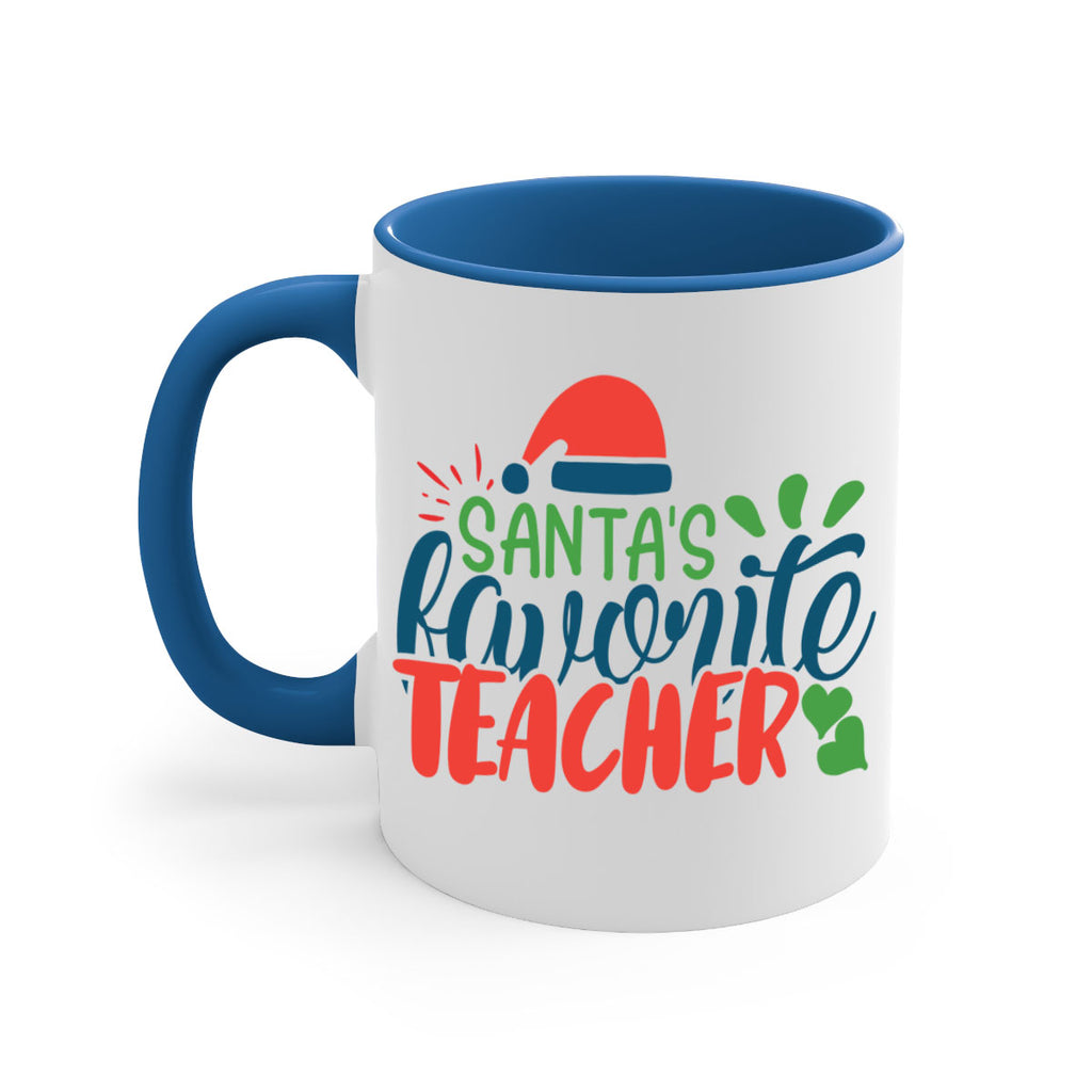 santas favorite teacher Style 151#- teacher-Mug / Coffee Cup