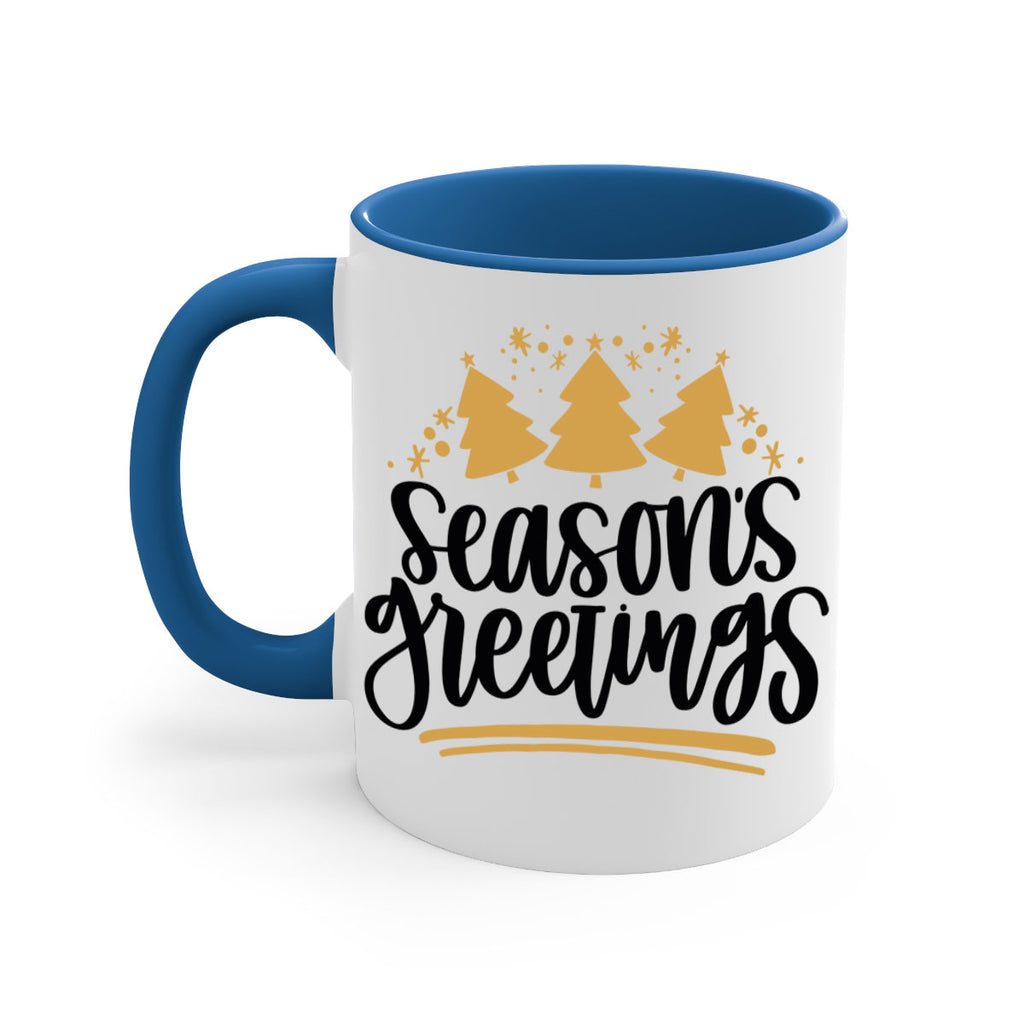season greetings gold 51#- christmas-Mug / Coffee Cup
