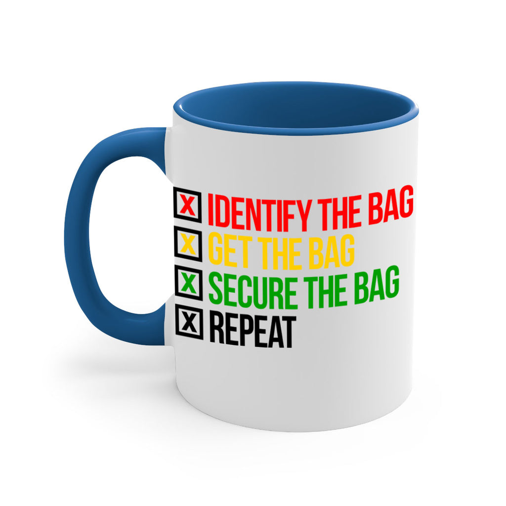 secure the bag 38#- black words - phrases-Mug / Coffee Cup