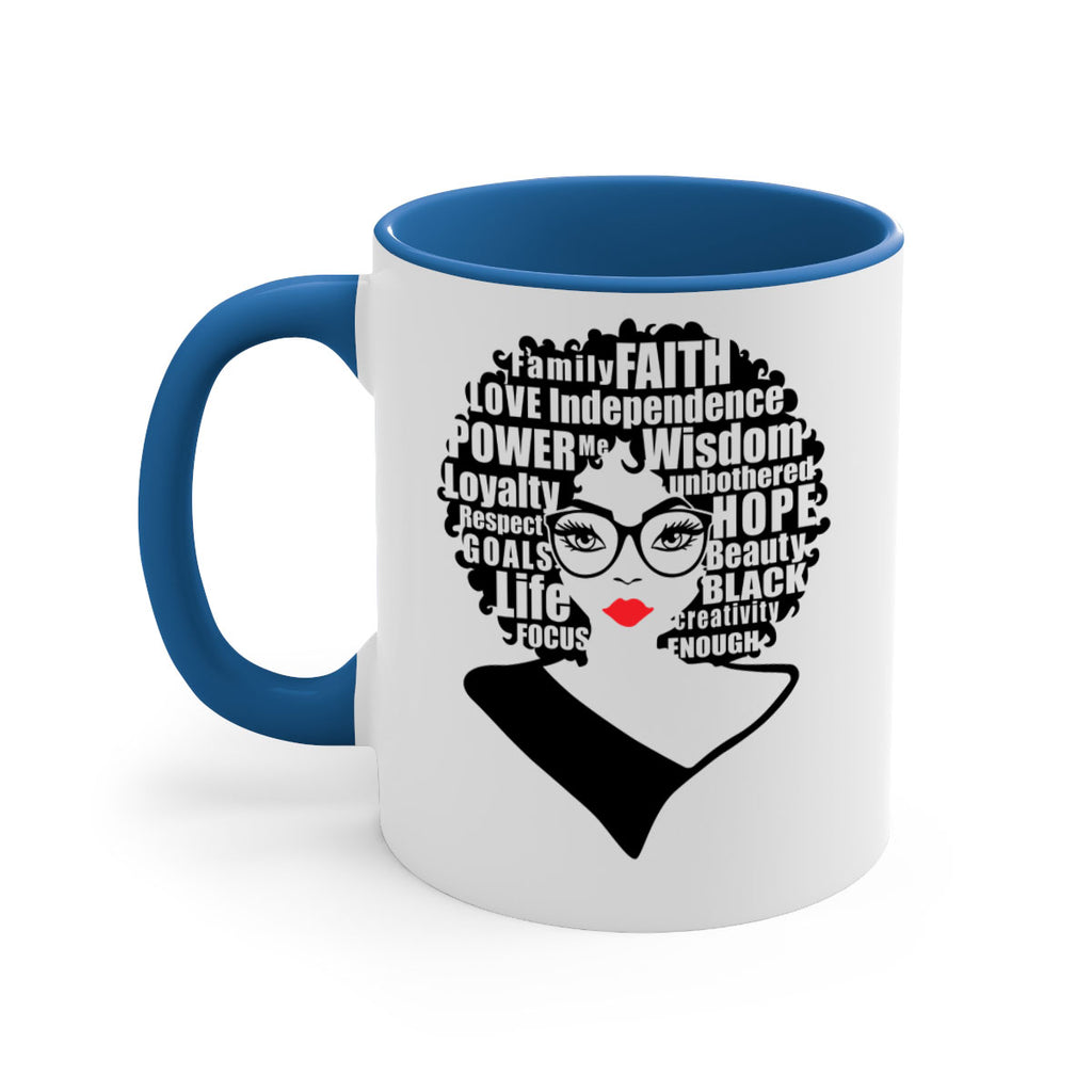 she is unique 16#- Black women - Girls-Mug / Coffee Cup