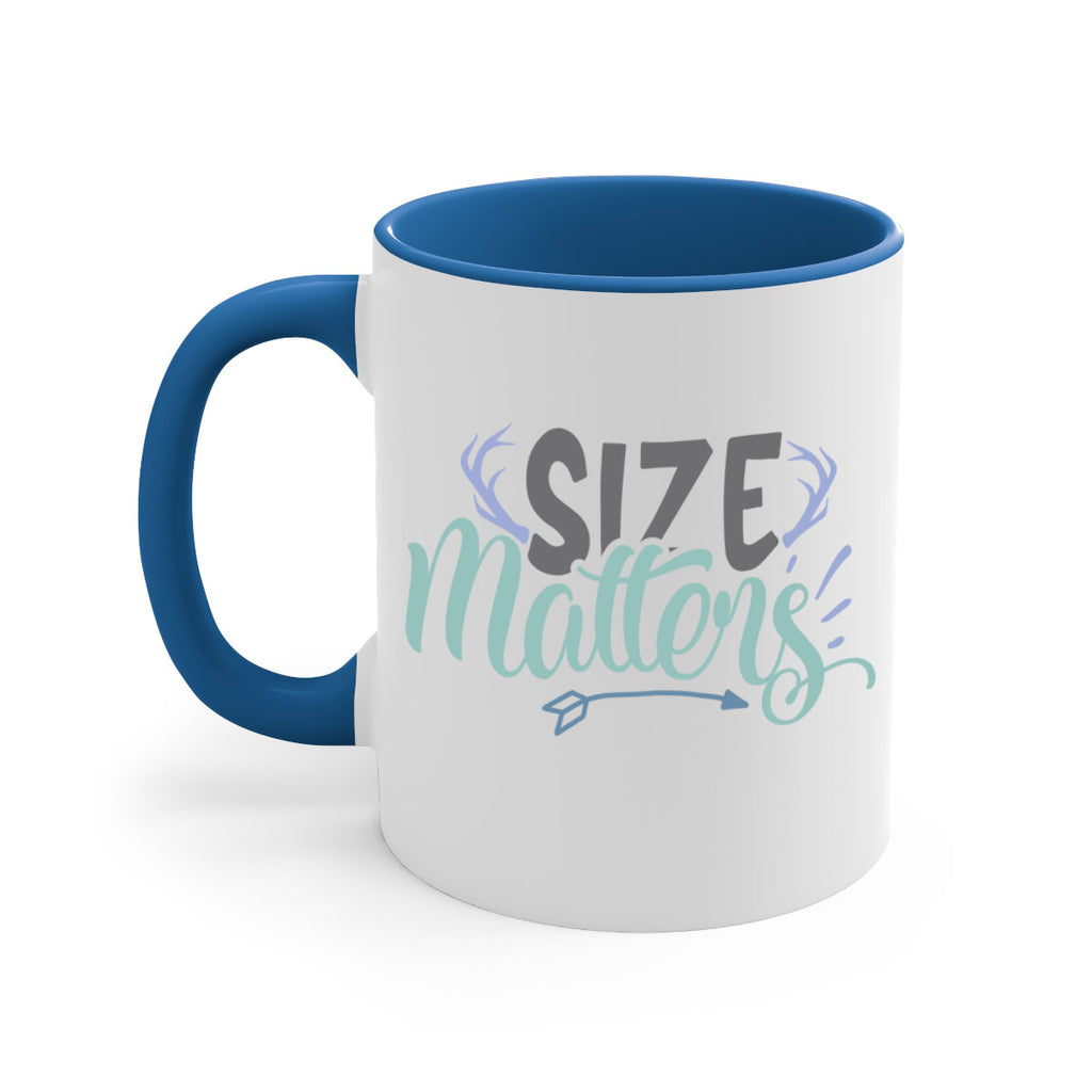 size matters 195#- fishing-Mug / Coffee Cup