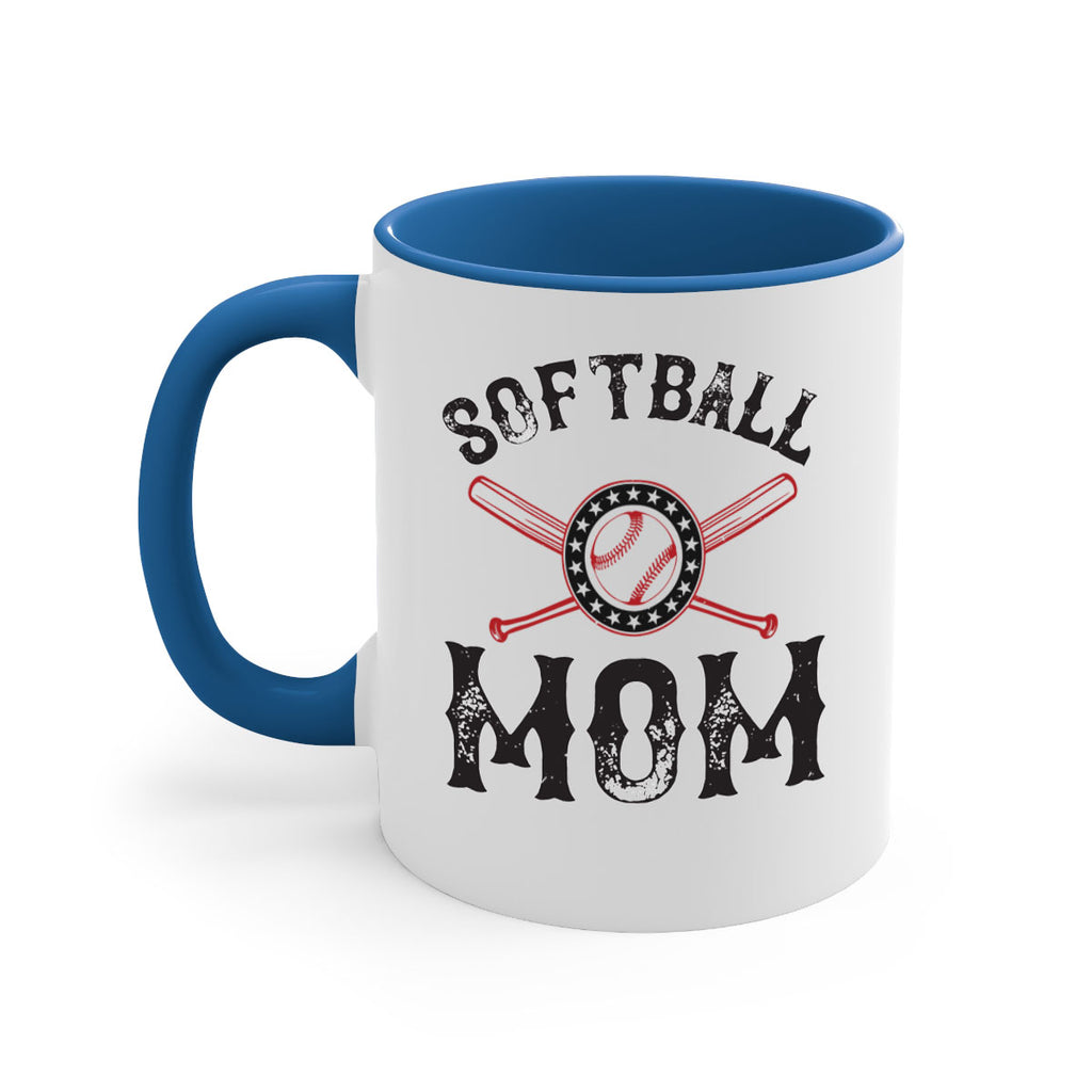 softball mom 66#- mom-Mug / Coffee Cup