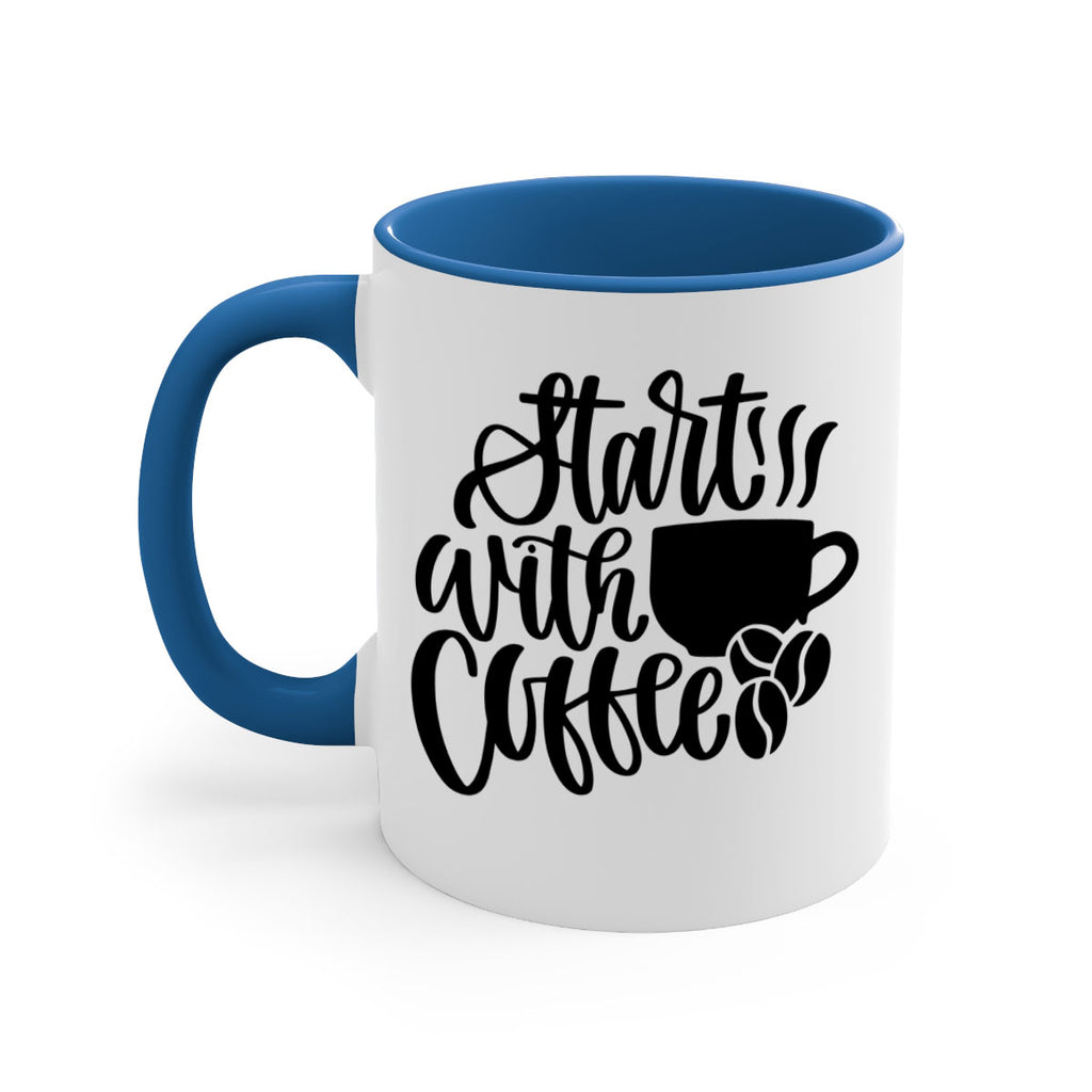 start with coffee 33#- coffee-Mug / Coffee Cup