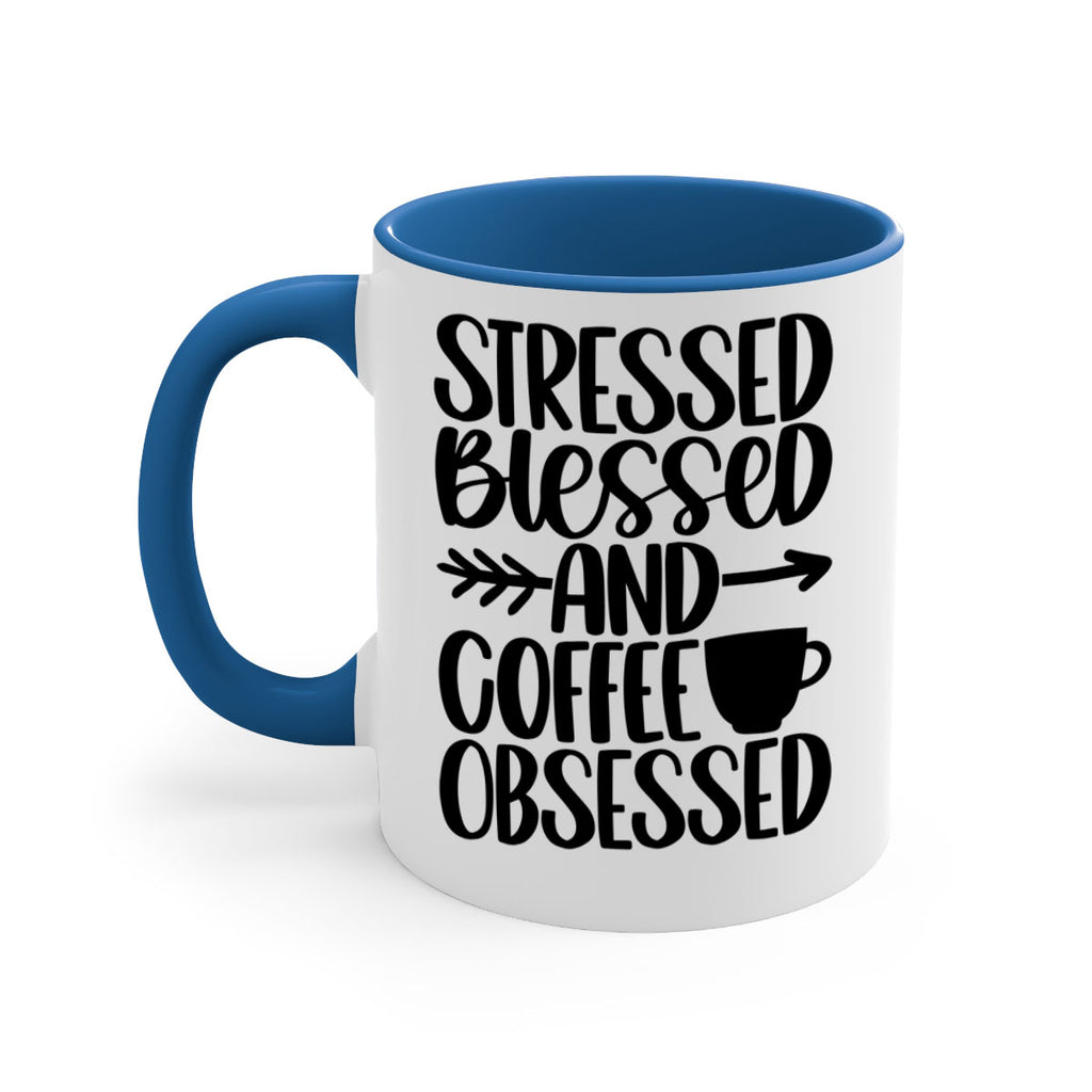 stressed blessed and 26#- coffee-Mug / Coffee Cup