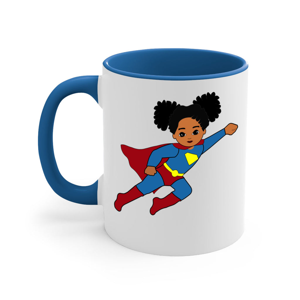 super kids girl 3#- Black women - Girls-Mug / Coffee Cup