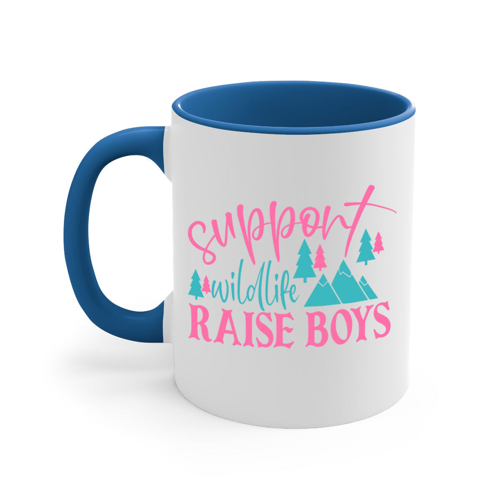 support wildlife raise boys 300#- mom-Mug / Coffee Cup