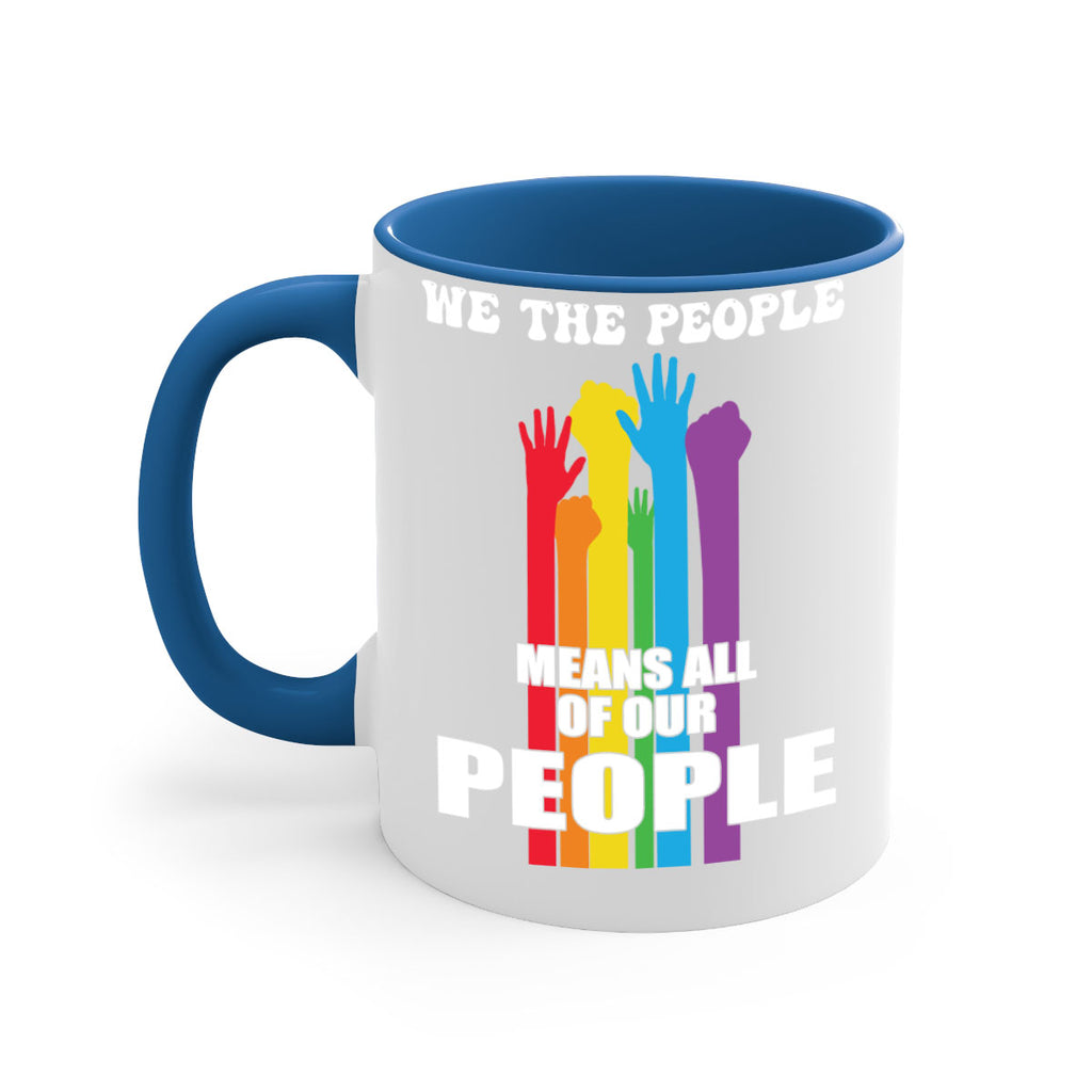 we the people means all lgbt 4#- lgbt-Mug / Coffee Cup