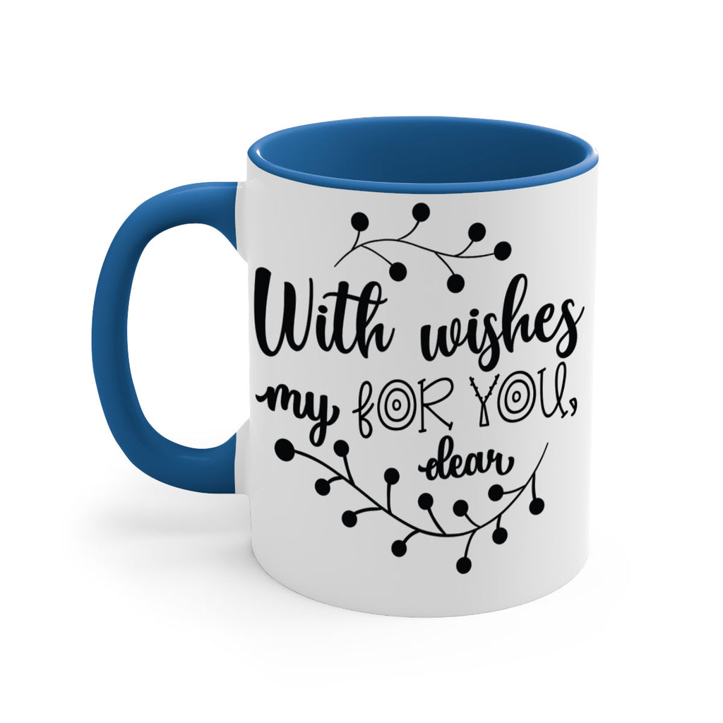 with wishes for you, my dear style 1245#- christmas-Mug / Coffee Cup