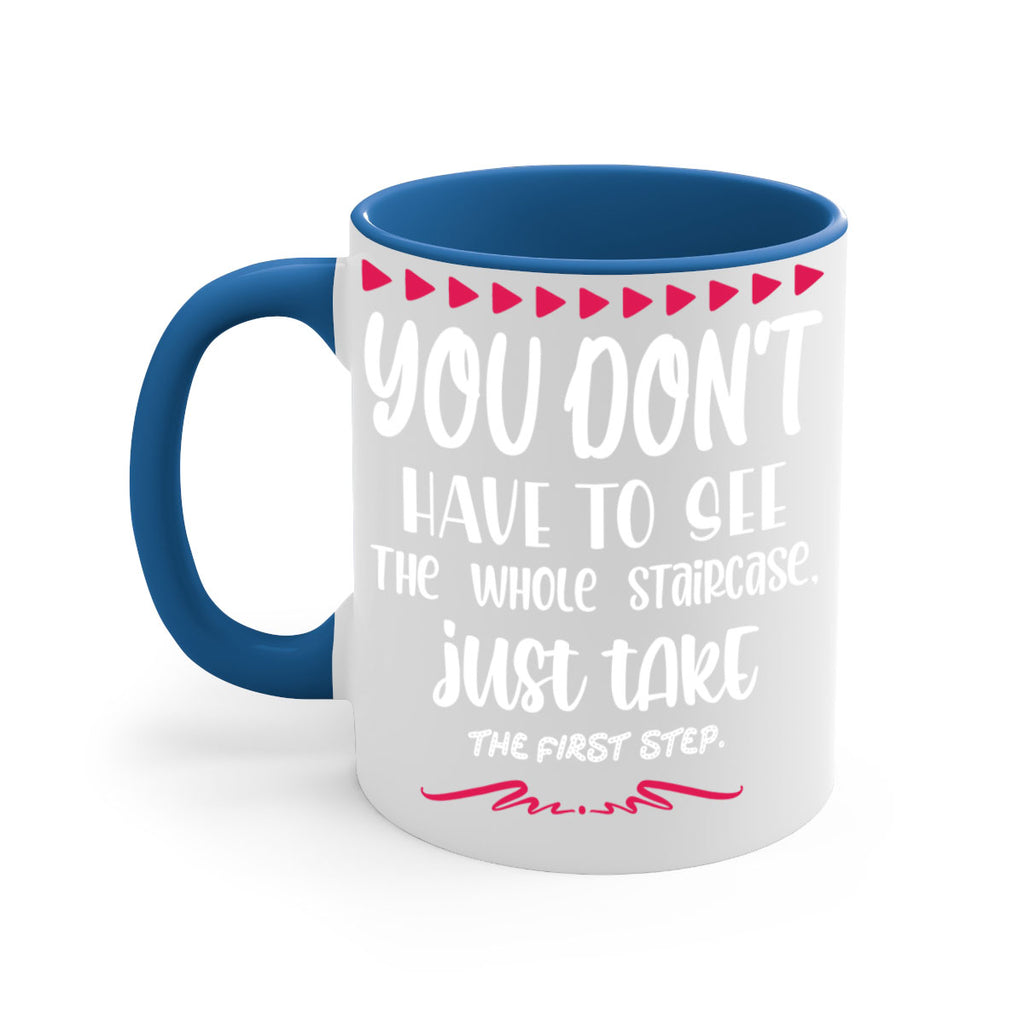 you don't have to see the whole staircase, just take the first step style 1250#- christmas-Mug / Coffee Cup