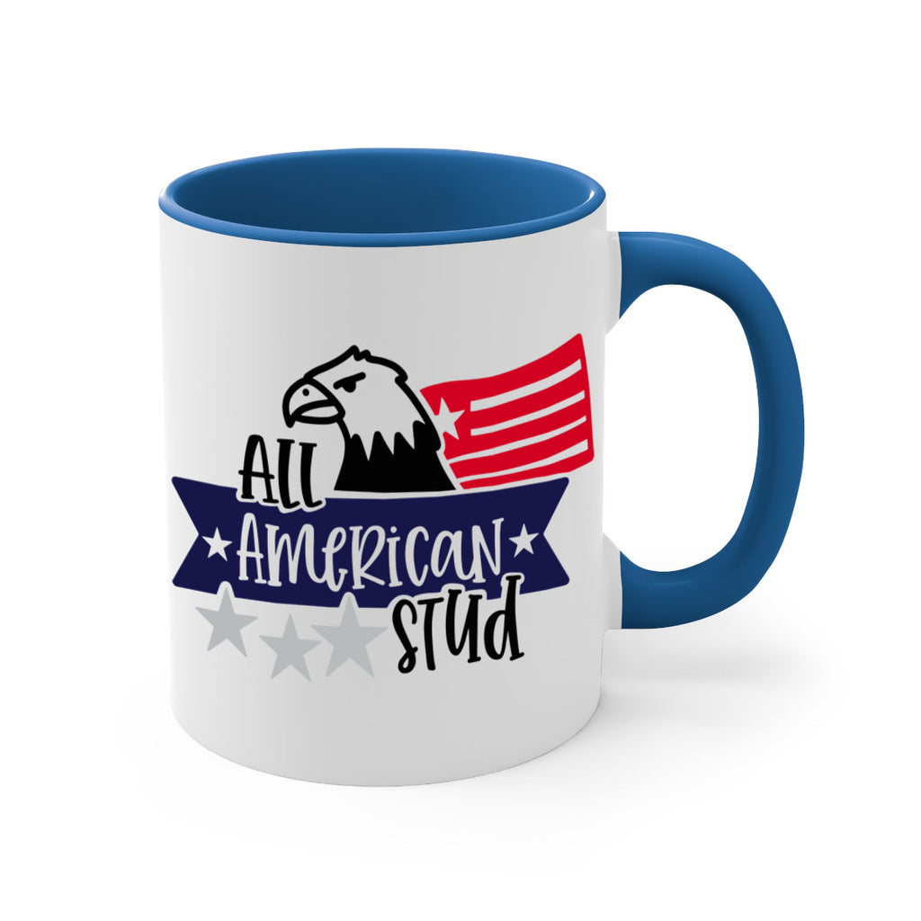 All American Stud Style 142#- 4th Of July-Mug / Coffee Cup