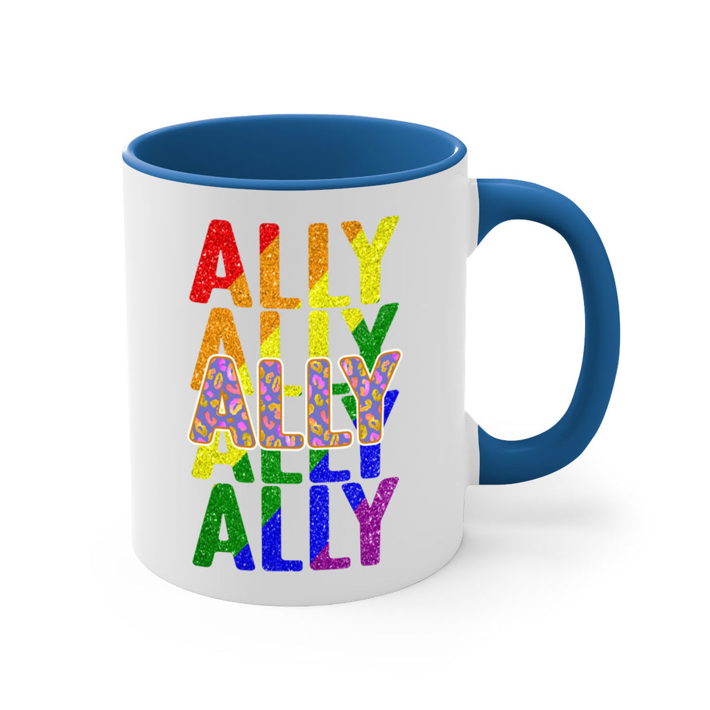 Ally Lgbt Pride Rainbow Flag Ally Png 22#- lgbt-Mug / Coffee Cup