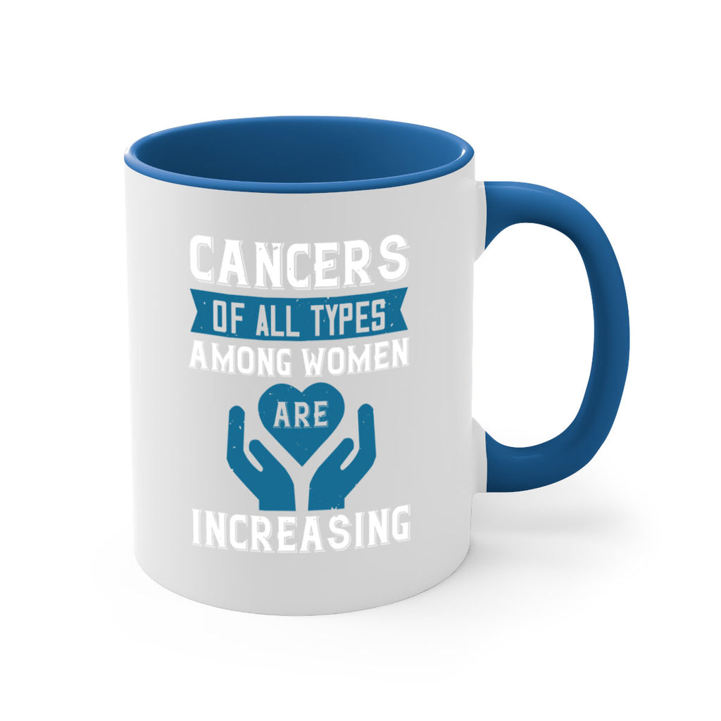 Cancers of all types among women are increasing Style 4#- World Health-Mug / Coffee Cup