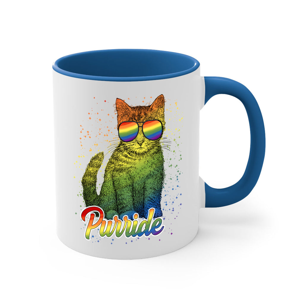 Cat Purride Lgbt Flag  Png 57#- lgbt-Mug / Coffee Cup