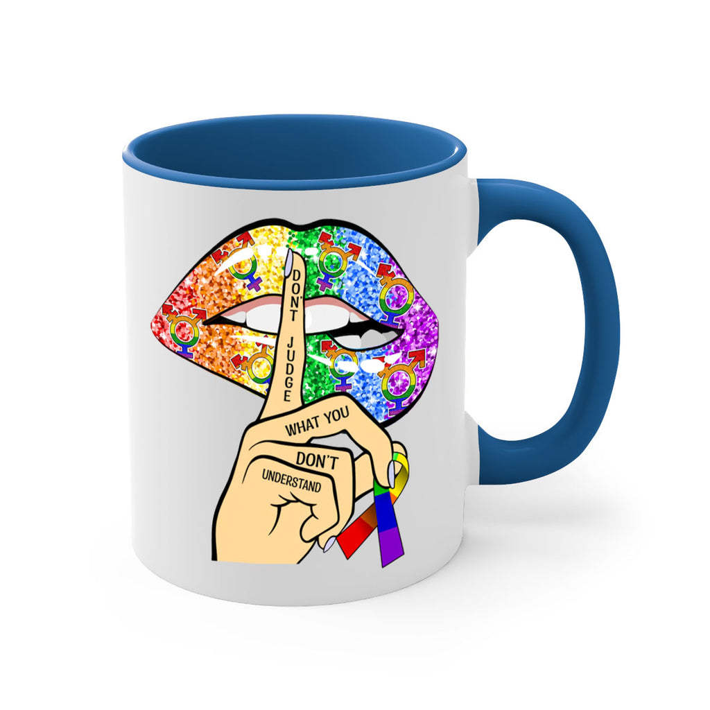 DonT Judge Lgbt Pride Lips  38#- lgbt-Mug / Coffee Cup