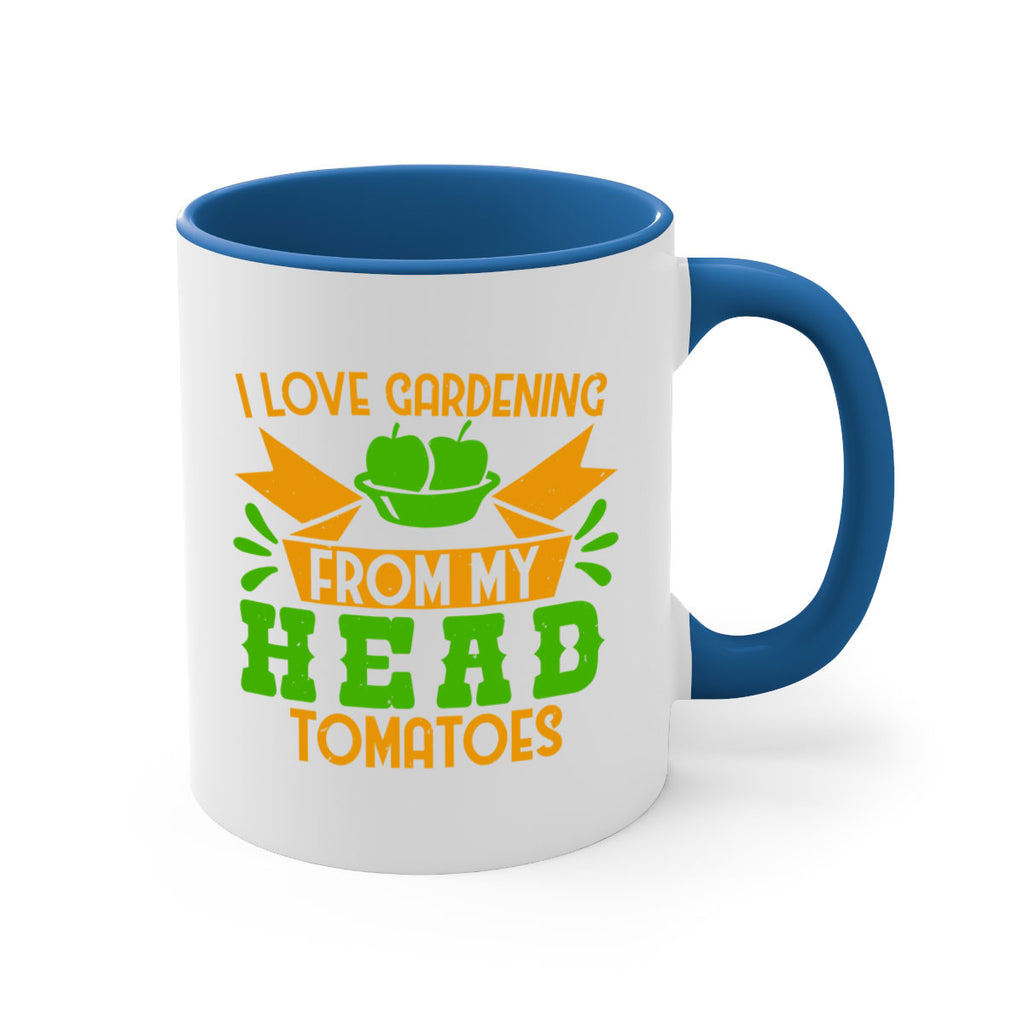 I love gardening from my head tomatoes 54#- Farm and garden-Mug / Coffee Cup