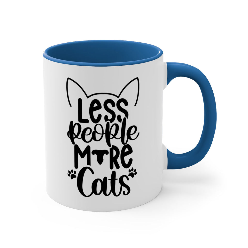 Less People More Cats Style 97#- cat-Mug / Coffee Cup