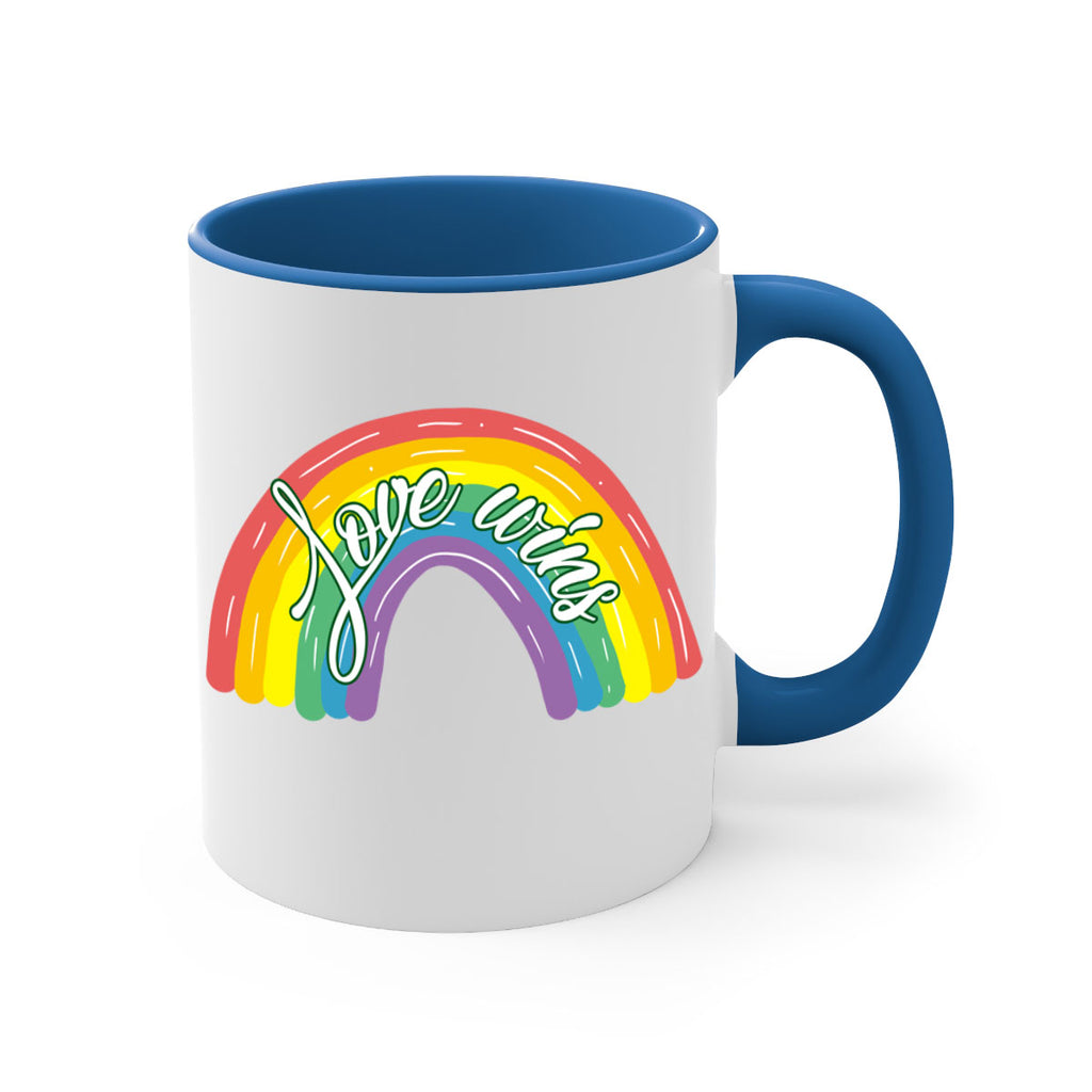 Love Wins Rainbow Lgbt Pride Png 28#- lgbt-Mug / Coffee Cup