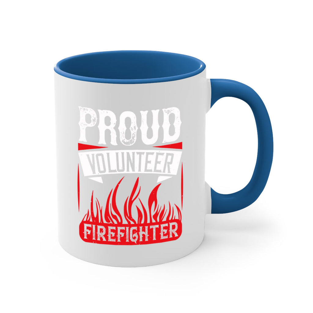 Proud Volunteer Firefighter Style 35#-Volunteer-Mug / Coffee Cup