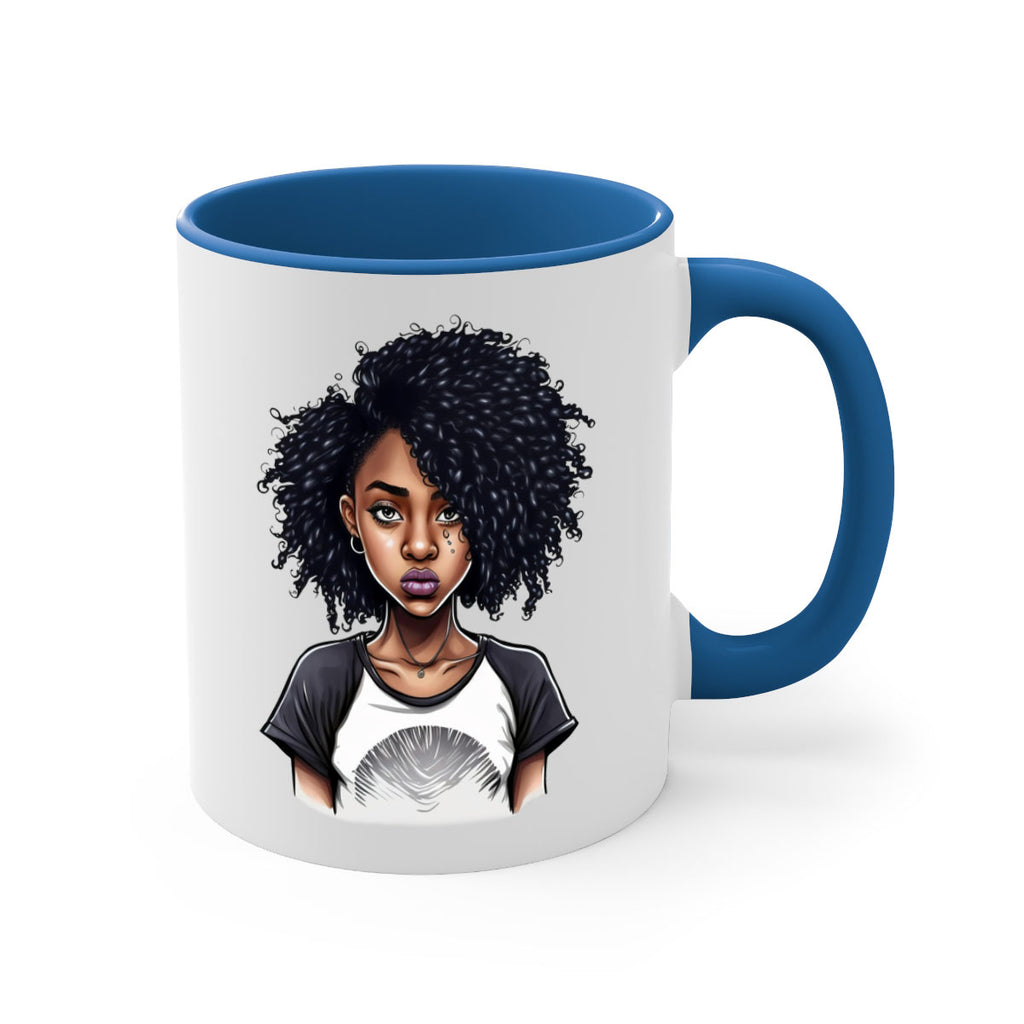 Sparkling Black Girl Design 18#- Black women - Girls-Mug / Coffee Cup