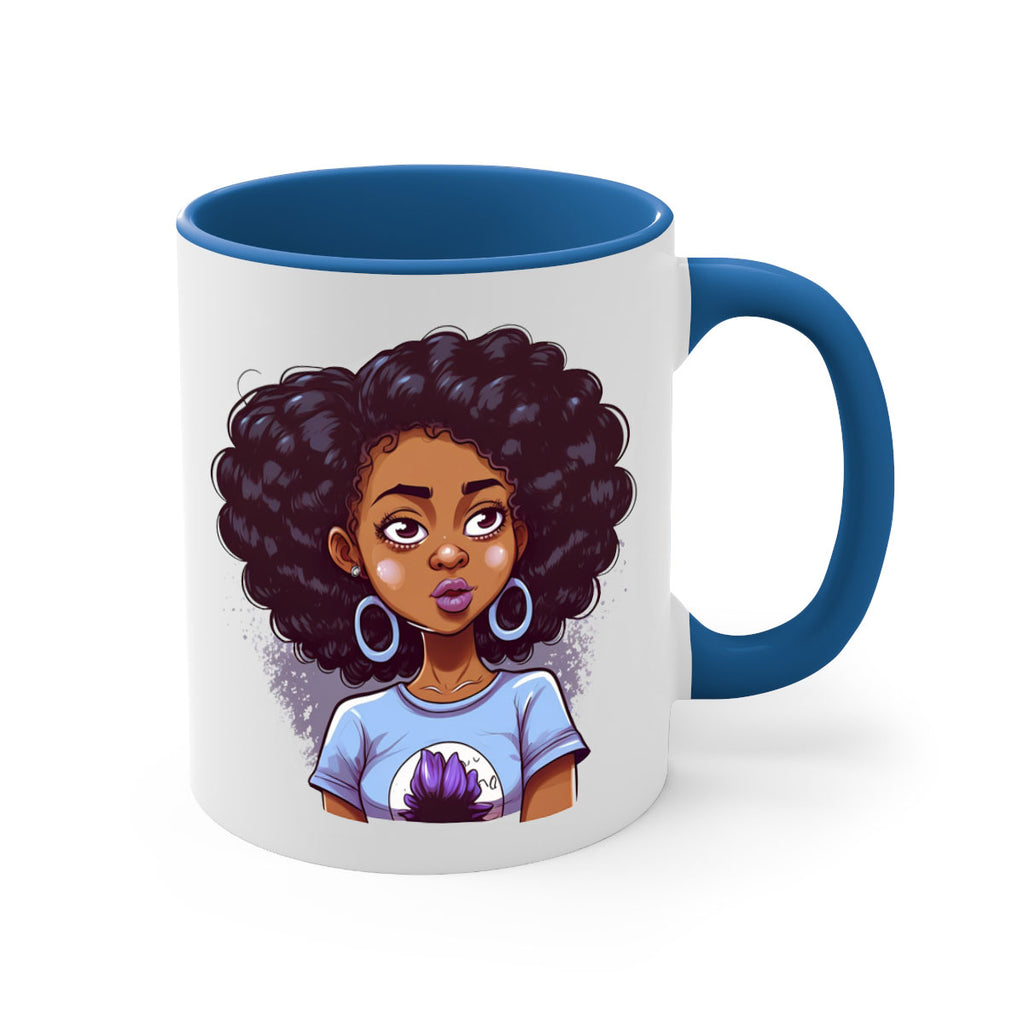 Sparkling Black Girl Design 20#- Black women - Girls-Mug / Coffee Cup