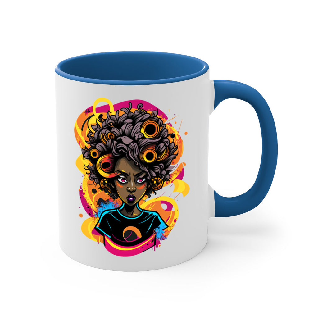 Sparkling Black Girl Design 6#- Black women - Girls-Mug / Coffee Cup