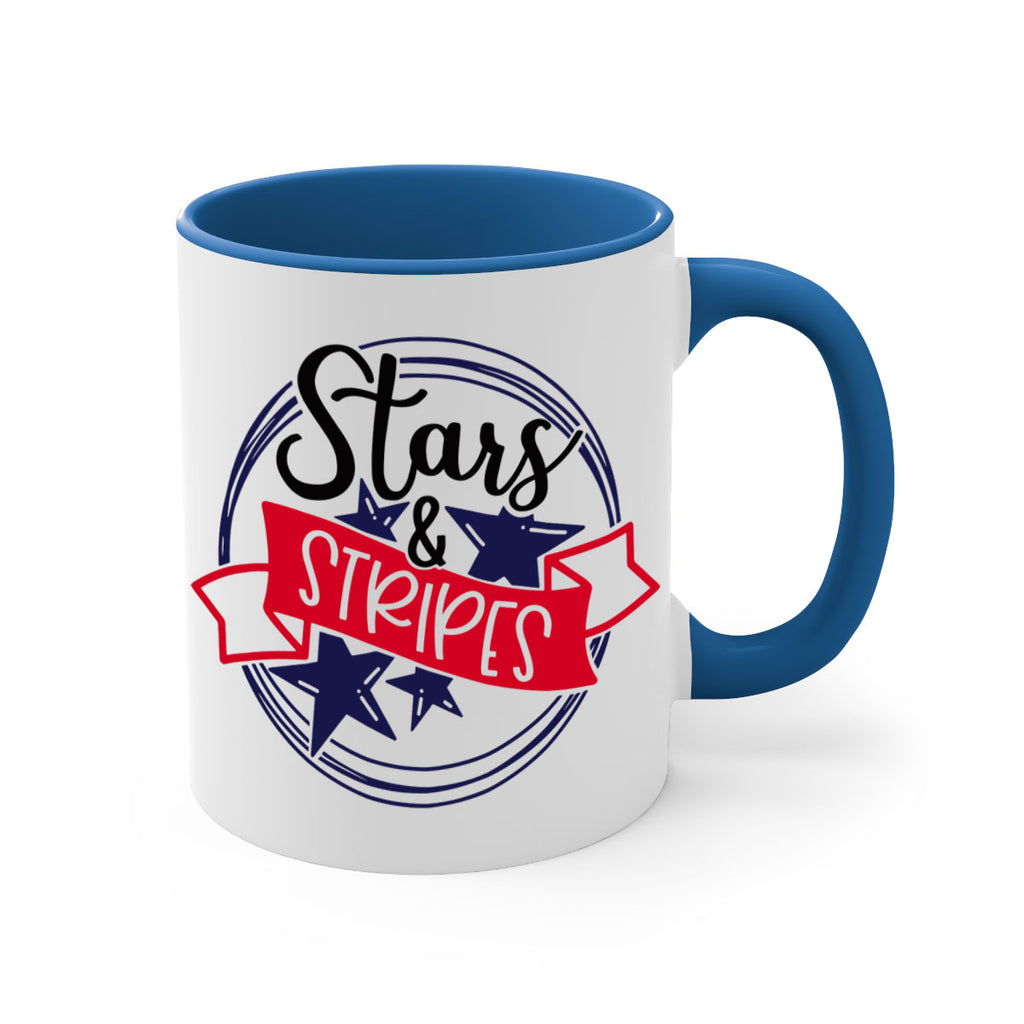 Stars StripeS Style 174#- 4th Of July-Mug / Coffee Cup