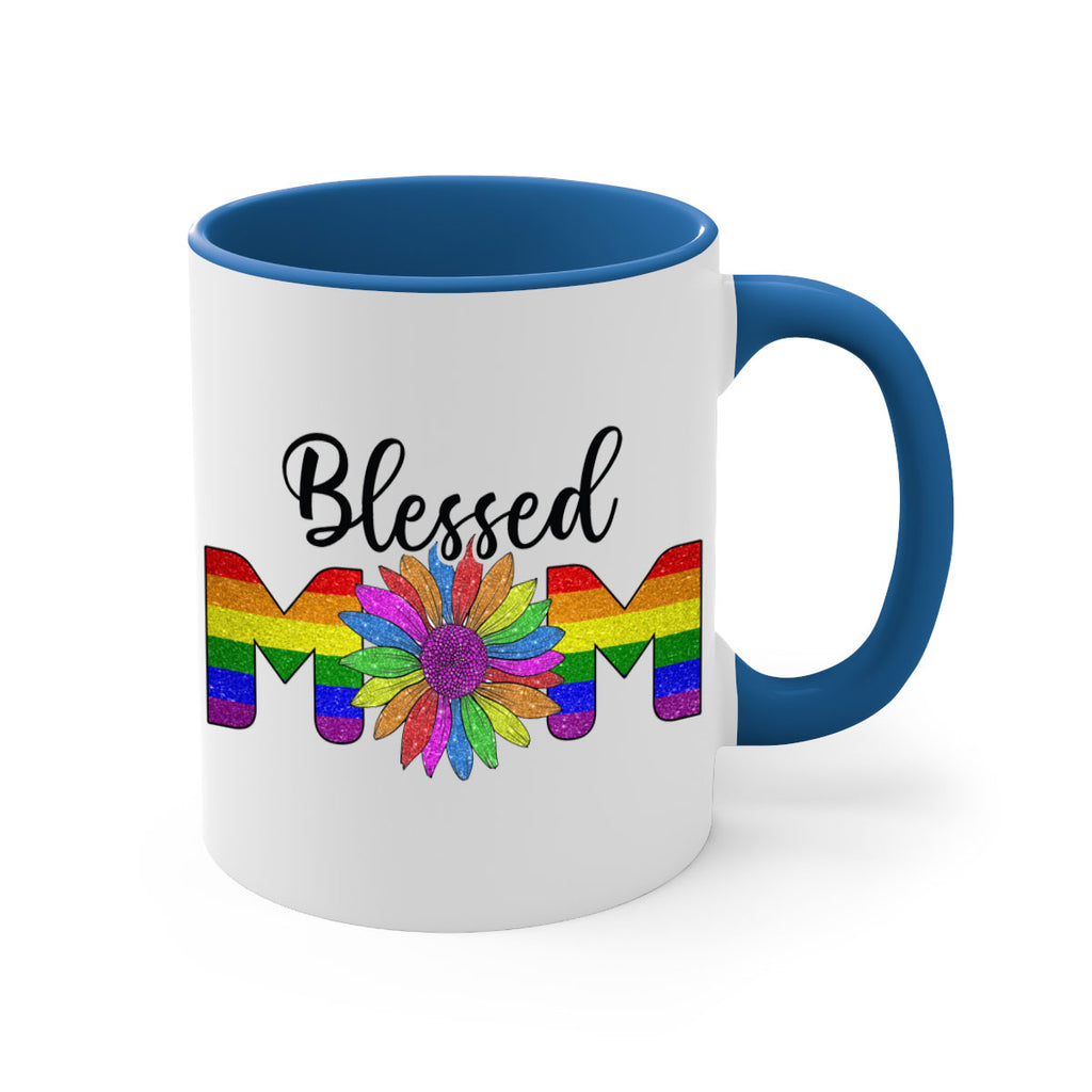 Sunflower Lgbt Blessed Mom  51#- lgbt-Mug / Coffee Cup