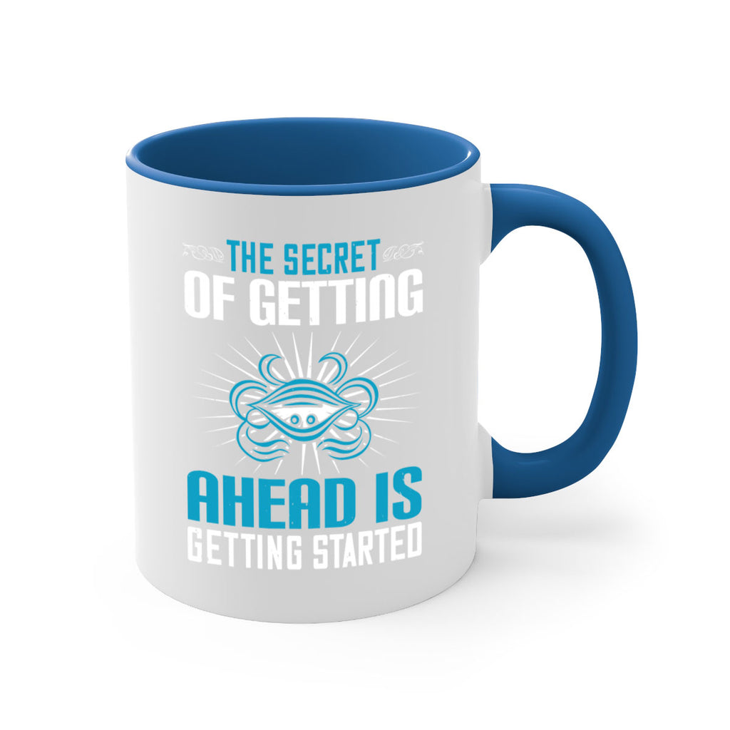 The secret of getting ahead is getting started Style 16#- motivation-Mug / Coffee Cup
