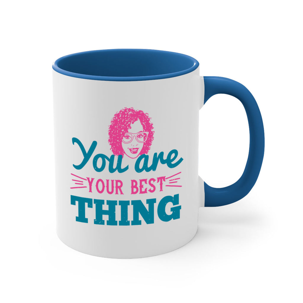 You are your best thing Style 49#- Afro - Black-Mug / Coffee Cup