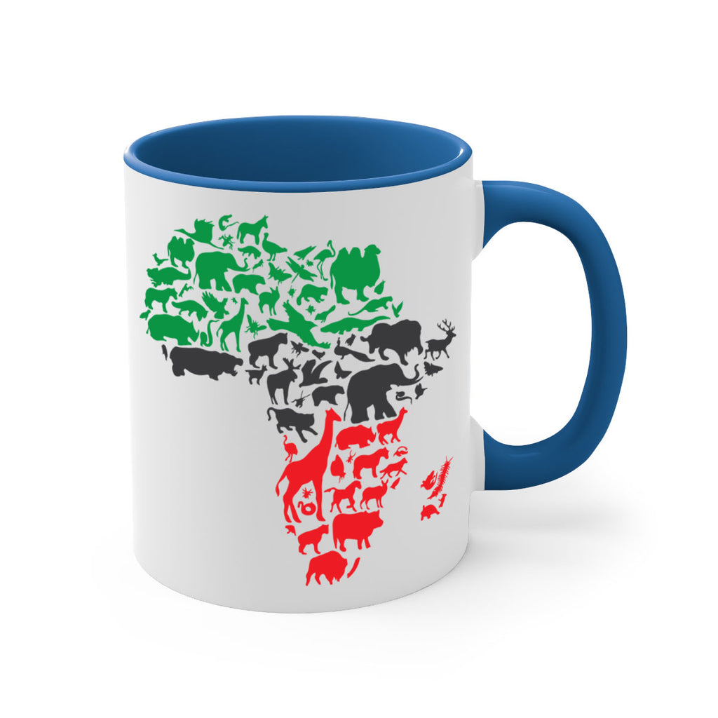 africa animals color 278#- black words - phrases-Mug / Coffee Cup