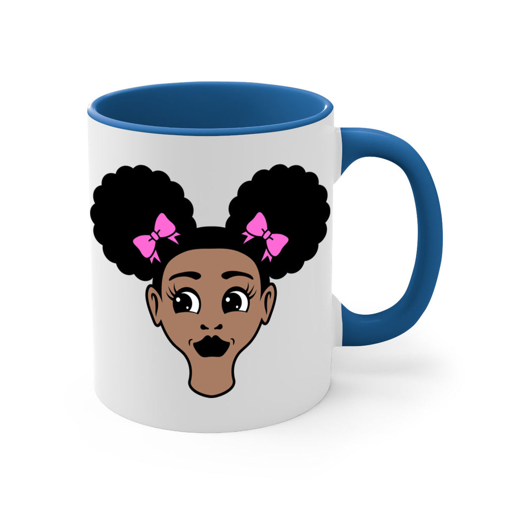 afro puffs girl 74#- Black women - Girls-Mug / Coffee Cup