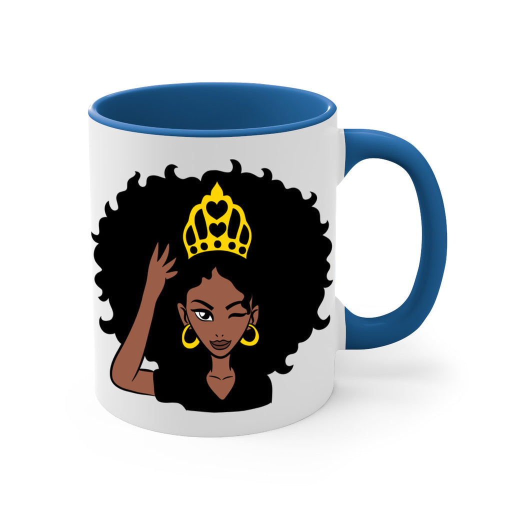 afro queen crown 72#- Black women - Girls-Mug / Coffee Cup