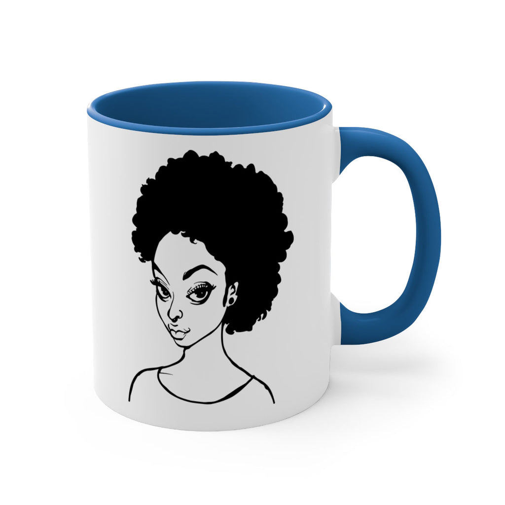 afro woman girl lady 68#- Black women - Girls-Mug / Coffee Cup