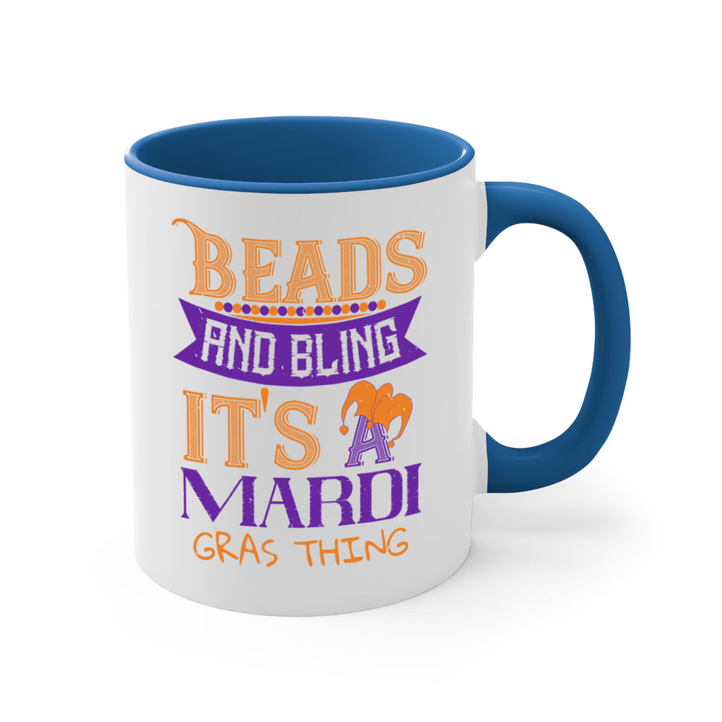 beads and bling its a mardi gras thing 51#- mardi gras-Mug / Coffee Cup
