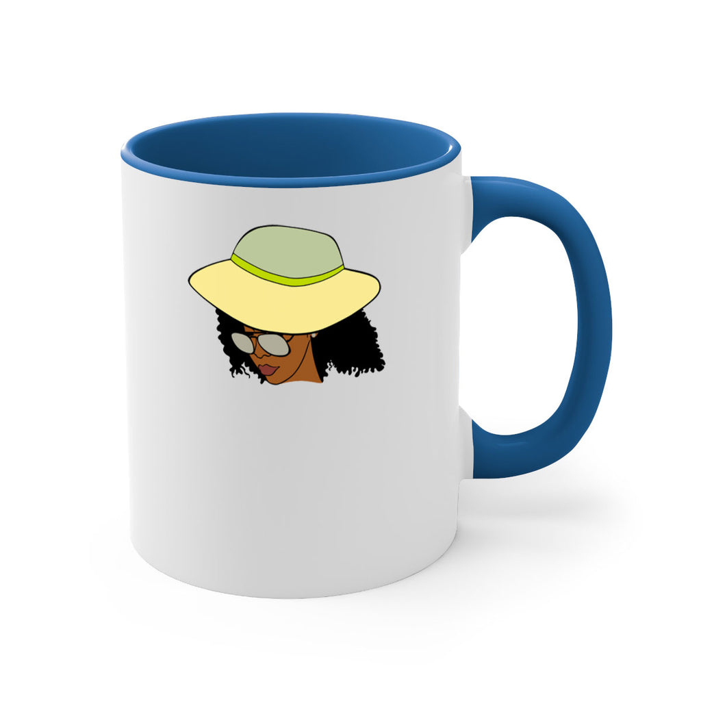 black afro 45#- Black women - Girls-Mug / Coffee Cup