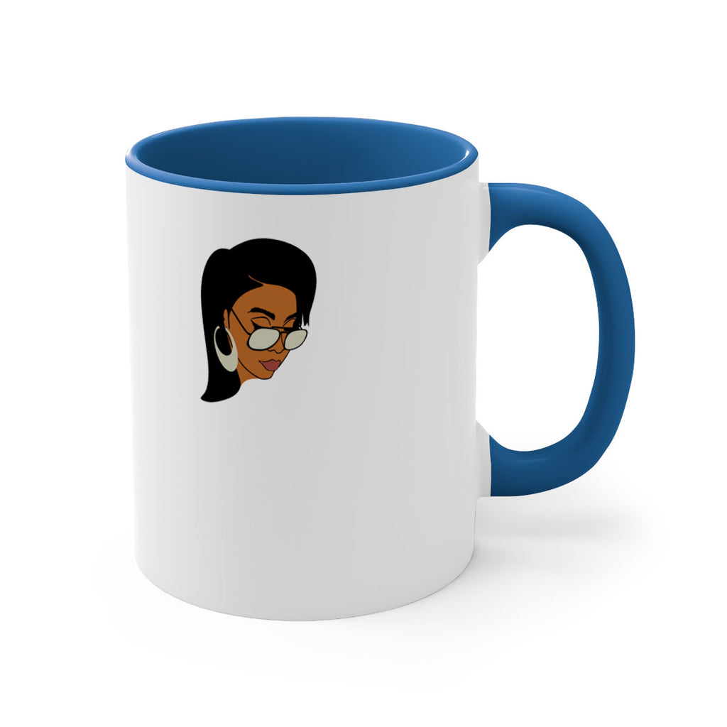 black afro 48#- Black women - Girls-Mug / Coffee Cup