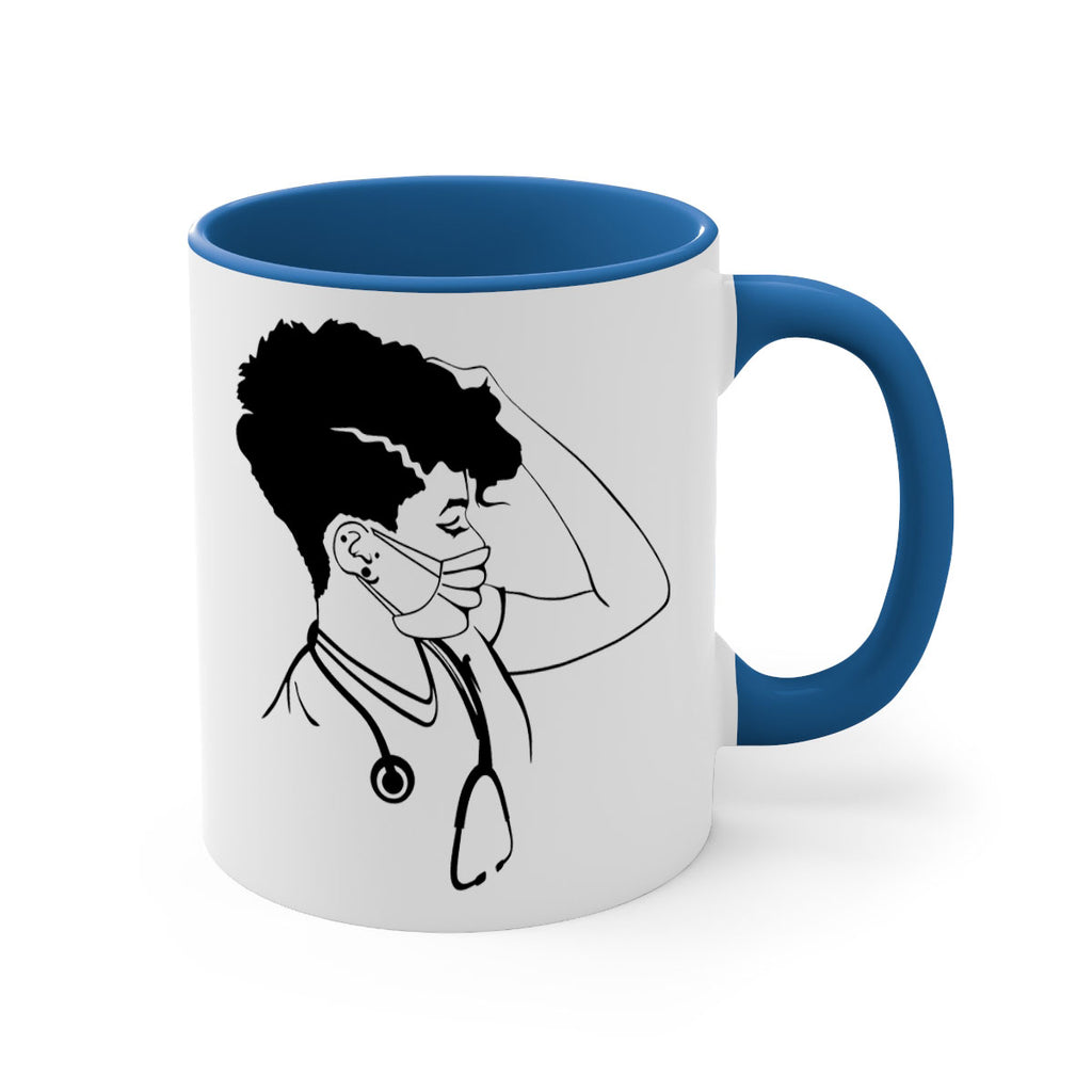 black nurse 3#- Black women - Girls-Mug / Coffee Cup
