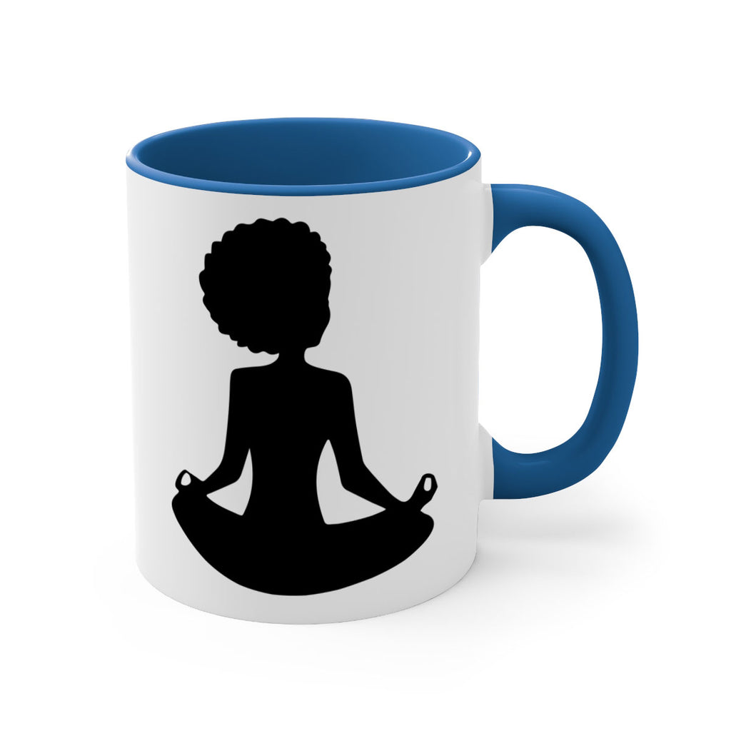 black woman sitting 8#- Black women - Girls-Mug / Coffee Cup