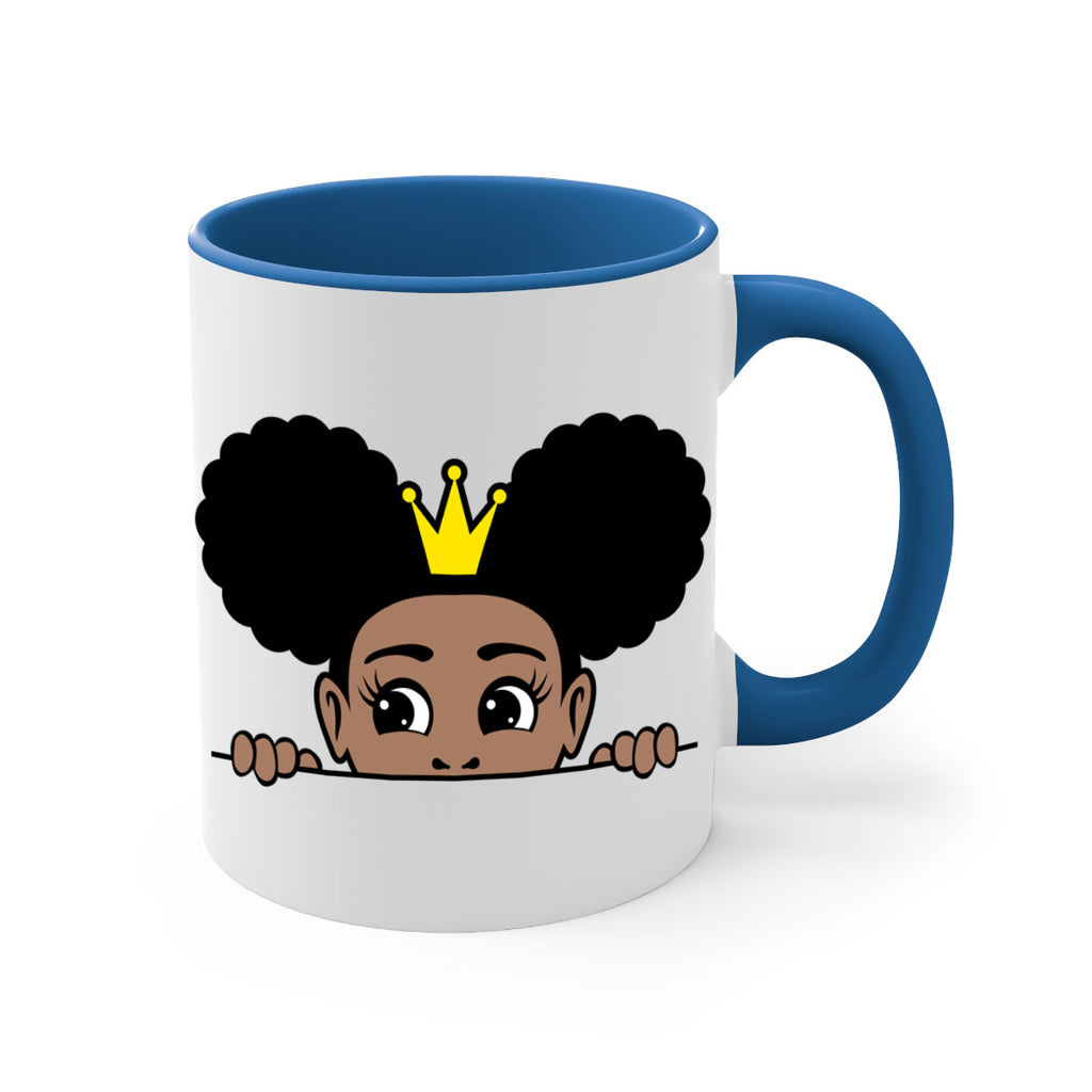 crown afro puffs 51#- Black women - Girls-Mug / Coffee Cup